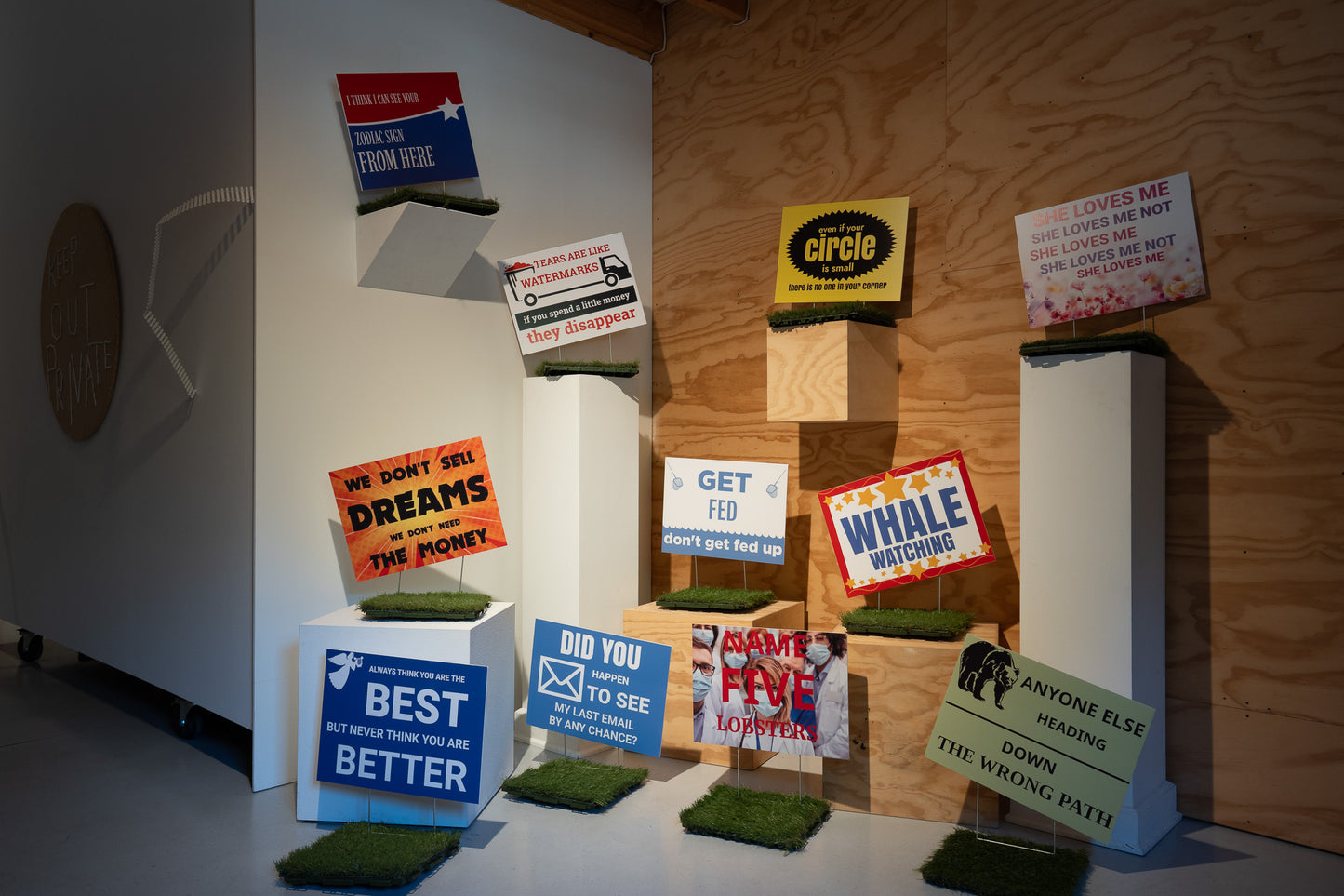 Sean Kinney - Lawn Sign 3, 2025 by Sean Kinney